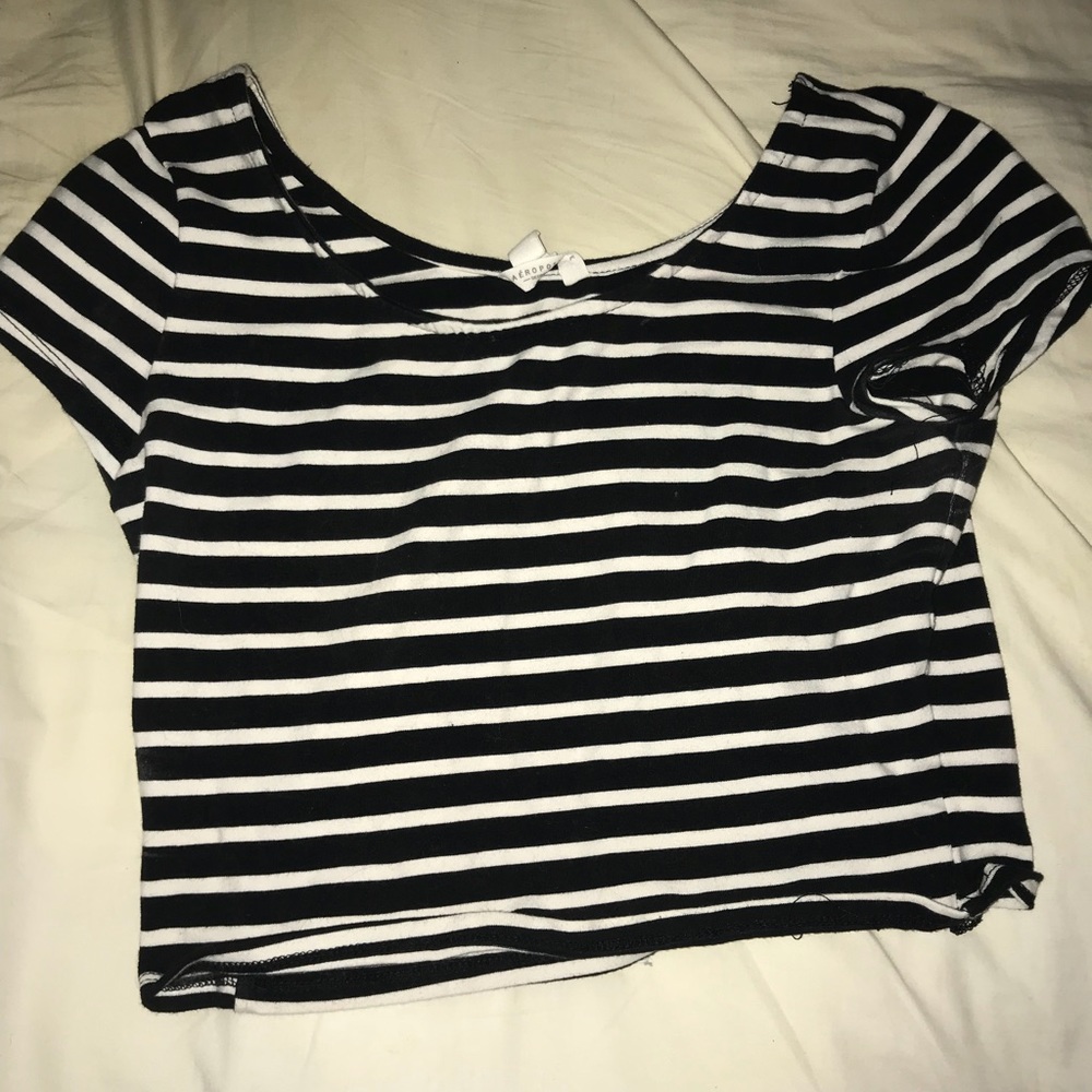Striped Crop Top